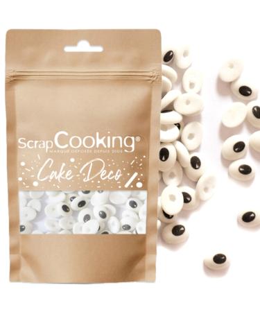 ScrapCooking - D cors Sucr s Yeux 40 g - Yeux en Sucre Comestibles - Sprinkles Halloween il - D corations pour G teaux Biscuits Cupcakes Cake pops - 7459