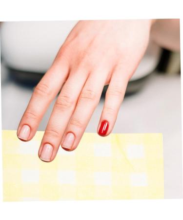 Housoutil 1 Roll Beauty Salon U-shaped Pillow Manicure Nail Wipes Nail Art Cleaner Tool Makeup Removal Wipes Cotton Nail Polish Wipes Nail Clean Wipe Cleaning Supplies Lash Tool Pure Cotton 13x13x11cm Yellow - Buy Online on GoSupps.com