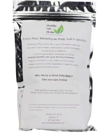 Buy Pink Himalayan Salt Capsules - 540 Caps (850 mg) | Keto Diet Electrolyte Support - International Shipping Available - Buy Online on GoSupps.com