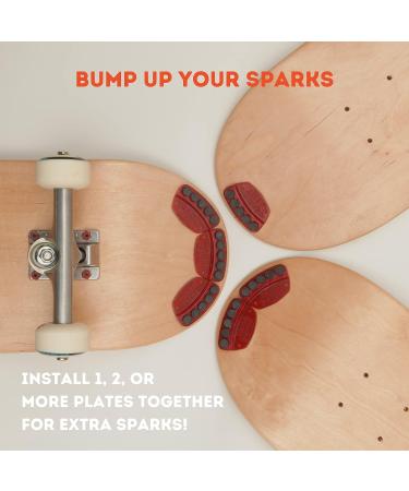 Tail Devil Skateboard Spark Plate | Enhance Your Skateboard with Sparks | Premium Skateboarder Accessory | Sparking Tail Plate Attachment (1 Pack) - Buy Online on GoSupps.com