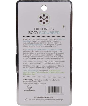 Buy CleanLogic Exfoliating Body Scrubber - Certified Organic Pack of 6 | International Shipping Available - Buy Online on GoSupps.com