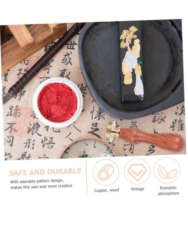 1pc Dispensing Plate Tool for Powder & Espresso - Eyeshadow Tamper & Pressing Stamp with Wooden Handle | Perfect for Makeup & Art - Buy Online on GoSupps.com