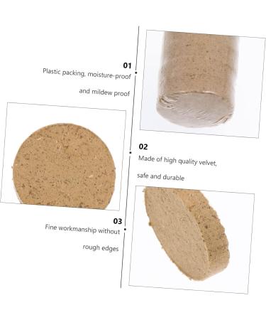 CliSpeed 120 MOXA Cake Massage Tool - Mini Accessories for Moxibustion with Wormwood - Yellow Moxas (6pcs 5x2x2cm) - International Shipping Available - Buy Online on GoSupps.com