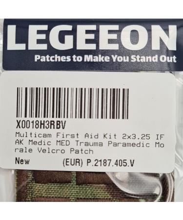 LEGEEON Multicam First Aid Kit - Tactical IFAK Medic Trauma Patch for Paramedics | International Shipping Available - Buy Online on GoSupps.com