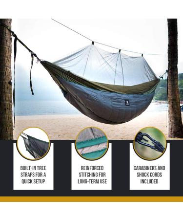 OneTigris Shield Cradle Pro Double Hammock Underquilt - Winter Camping Blanket for Adults & Kids - Lightweight & Warm Under Blanket for Backpacking, Travel, and Outdoor Activities - Shadow Gray - Buy Online on GoSupps.com