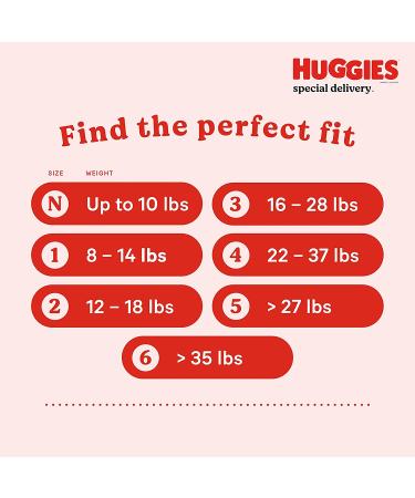 Huggies Special Delivery Size 2 Baby Diapers - 29 Ct, Fragrance-Free & Hypoallergenic for Sensitive Skin - Buy Online on GoSupps.com