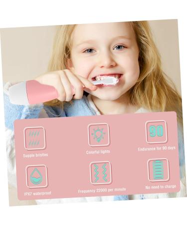 Buy Solustre Electric Toothbrush for Kids - Gentle Tooth Cleaner for Toddlers | Pink - 1 Set - Buy Online on GoSupps.com