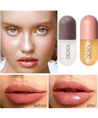 Rosarden Lip Plumper Serum - Natural Lip Enhancer for Fuller, Moisturized Lips | Lip Plumping Gloss for Day and Night Care - Buy Online on GoSupps.com
