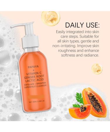 Nettoyant Visage Exfoliant Doux - Hydratant Sans Tiraillements Illumine La Peau Terne For Un clat Translucide(3PCS) - Buy Online on GoSupps.com