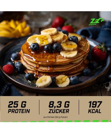 ZEC+ Nutrition Protein Pancake Mix | Low-Calorie High-Protein Buttermilk Flavor | 1500g (1.5 kg) | Ideal for Healthy Breakfast & Weight Management - Buy Online on GoSupps.com