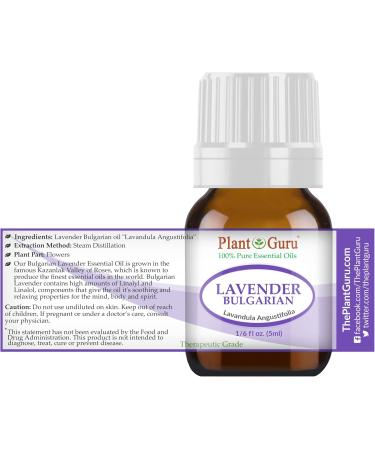 Buy 100% Pure Bulgarian Lavender Essential Oil 5 ml - Natural Therapeutic Grade for Skin Hair Growth & Aromatherapy - Relaxation & Calming - Buy Online on GoSupps.com