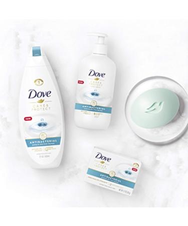 Dove Antibacterial Beauty Bar 3.75 oz - Protects All Skin Types, Prevents Dryness (2 Bars) - Buy Online on GoSupps.com