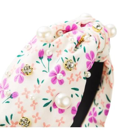 amangul Knotted Headband for Women Rhinestones Hairhoop HighSkull Wide Headband Turban Hairband Girl Face Washing Hairhoop(Purple) - Buy Online on GoSupps.com