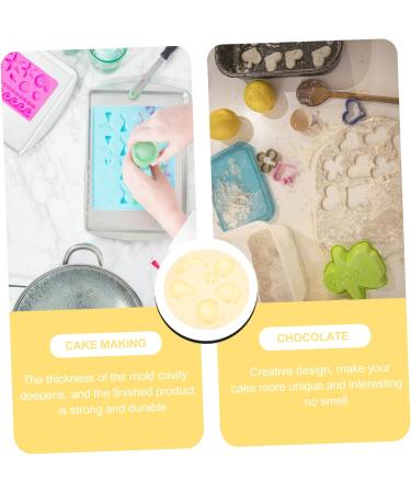Alipis DIY Tool Silicone Homemade Bakery Cutters Fruit Shape Cute Baking Molds Cheesecake Supply Mould 27X3.5CM Yellow - Buy Online on GoSupps.com