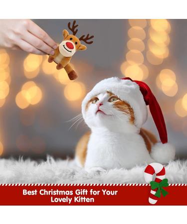 Festive Christmas Catnip Toys for Cats - Bite Resistant & Catnip Filled Teething Toy - Buy Online on GoSupps.com