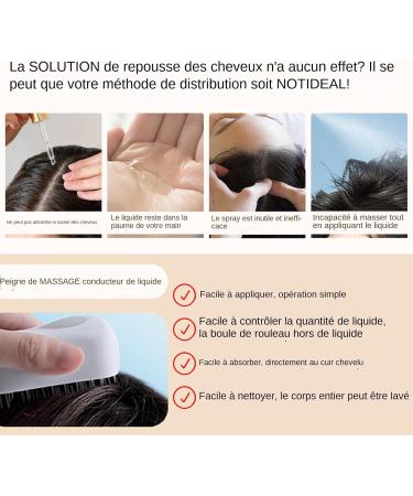 Scalp Oil Applicator Scalp Massager Multifunctional Electric Scalp Massage Brush - Portable Oil Dispenser Hair Brush Massager - Buy Online on GoSupps.com