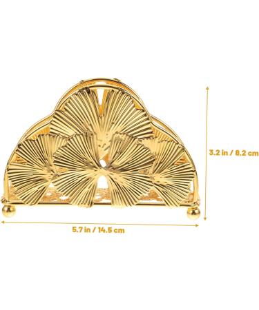 Alipis 2pcs Storage Modern Household Novelty Paper Holder Iron Table Serviette Napkin Gold Guest Kitchen As Shownx2pcs 14.5X8.2CMx2pcs - Buy Online on GoSupps.com
