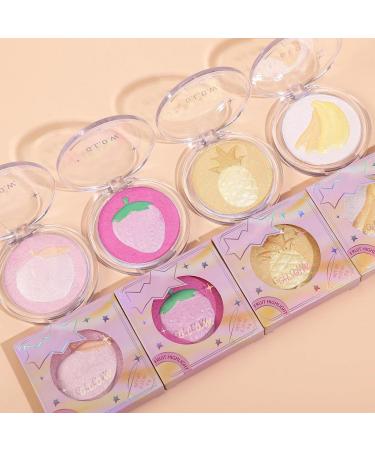 Highlighter Makeup Palette - Champagne Glow Illuminator & Glitter Highlighter Powder for Face | 1.41 oz - Buy Online on GoSupps.com