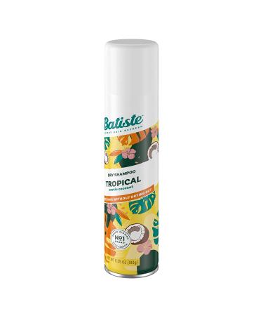 Batiste Tropical Dry Shampoo - 6.35 oz Bottle | Refresh Hair, Absorb Oil, Add Texture & Body - Buy Online on GoSupps.com