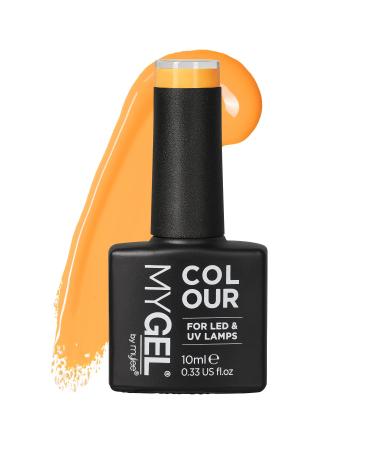 Mylee Gel Nail Polish 10ml The Bright Side UV/LED Soak-Off Nail Art Manicure Pedicure for Professional Salon & Home Use Yellow/Orange Range - Long Lasting & Easy to Apply MG0120 - The Bright Side