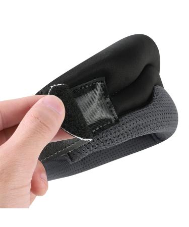 Adjustable Ergonomic Neck Support Brace | Soft Foam Cervical Collar for Pain Relief | Breathable & High Elastic Neck Protector | Grey | Men Women Elderly - Buy Online on GoSupps.com