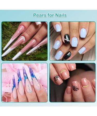 5600 PCS Nail Art Pearls Flatback Pearls - Gold, Silver, Beige, White - Nail Gems with Brushes, Pencil, Tweezer - For Nail Art, Makeup, Crafts - Buy Online on GoSupps.com