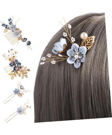 MAGICLULU Bridal Comb 6 Sets Bridal Headwear Wedding Bridal Tiaras Flower Hair Combs Hair Clips for Wedding Party Bridal Hair Clip Hair Combs for Women Hair Accessories Clothing Pearl Bride - Buy Online on GoSupps.com