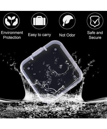 JANYUN 24pcs Transparent Plastic Storage with Lids Small Plastic Containers Plastic Rectangle Containers Box for Storage Beads Crafts Stamps Clay Jewelry Sewing Pins 2.16 2.16 0.78 Inches - Buy Online on GoSupps.com