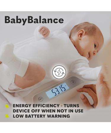 LIONELO BABYBALANCE Electronic baby scale up to 20 kg large display tare function last measurement memory weighing p - Buy Online on GoSupps.com