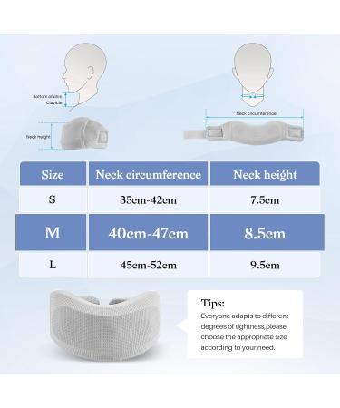 Neck Support for Sleep & Neck Pain Relief Universal Soft Foam Neck Brace Adjustable Cervical Collar for Comfortable Sleep Neck Brace Wraps for Relief of Cervical Spine Pressure(M) - Buy Online on GoSupps.com