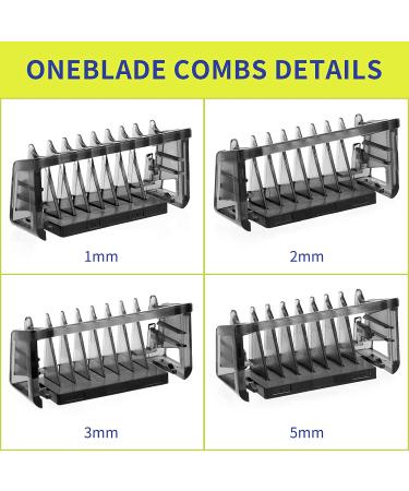 YINKE Replacement Face Body Kit for Philips Oneblade & One Blade Pro QP Series Hair Clippers Beard Trimmer - 2pc Set (1+2+3+5mm) - Buy Online on GoSupps.com