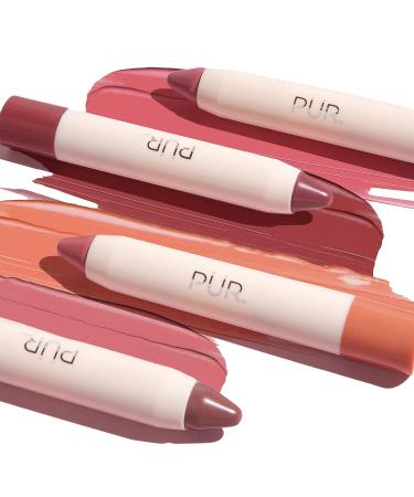 R MINERALS Silky Pout Creamy Lip Chubby Jumbo Lip Pencil with Sunflower Seed Oil - Vegan & Cruelty Free | Rich Lip Color for Beautiful Lips - Buy Online on GoSupps.com