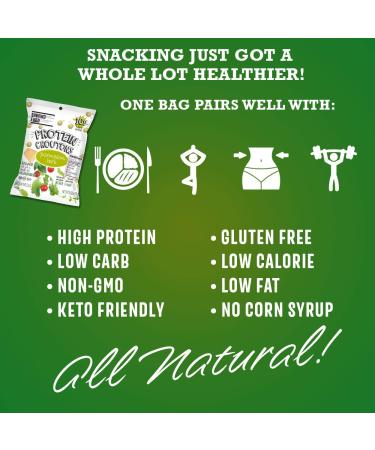 Shrewd Food Keto Protein Croutons - High Protein, Low Carb Snacks - Gluten Free, Real Cheese - 10g Protein, 2g Carbs, 60 Calories - Parmesan Herb (Pack of 10) - Buy Online on GoSupps.com