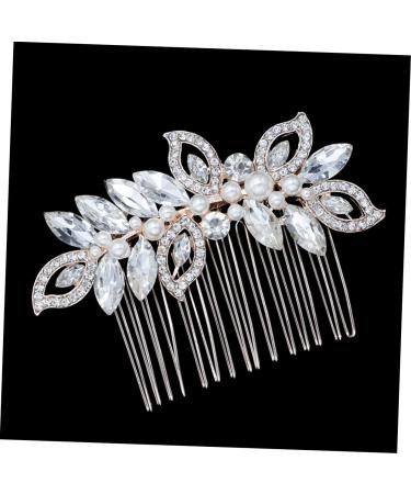 Angoily Hair Combs for Women Rhinestone Hair Comb Bridal Headpieces for Wedding Gold Hair Clips Bridal Hair Comb Wedding Hair Accessory Tiara Hair Accessories Rhinestones Bride - Buy Online on GoSupps.com