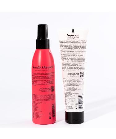 Buy Keratin Complex Blow Dry Essential Kit - Keratin Obsessed & Infusion Replenisher | 5oz + 4oz - Worldwide Shipping - Buy Online on GoSupps.com