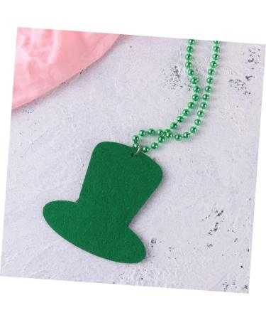 ABOOFAN Necklace Bead Pendant Shamrock Jewelry Green Beads Jewlery Beads Bead Chain - Buy Online on GoSupps.com