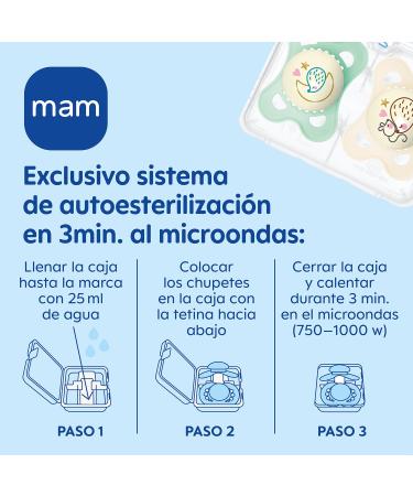 MAM Original Pure Night S322 Silicone Pacifier for Babies 6+ Months - Glow in the Dark Blue 2 Pack - Buy Online on GoSupps.com