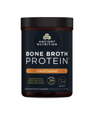 Dr. Axe / Ancient Nutrition Bone Broth Protein Salted Caramel 1.18 lb (540 g)