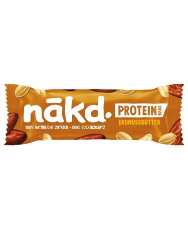Buy N kd. Protein Peanut Butter Bars - Vegan 7g Plant Protein 100% Natural No Added Sugar 16 x 45g | Healthy Snack for International Shipping - Buy Online on GoSupps.com