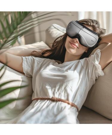 VEVOR Eye Massager with Heat - 5 Modes Bluetooth Music Foldable for Eye Strain & Migraines - Perfect Gift for Parents - Buy Online on GoSupps.com