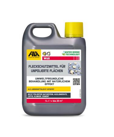 FILA Surface Care Solutions W68 Water Repellent and Oleophobic for Non-Gloss Surface Neutral 1 Litre