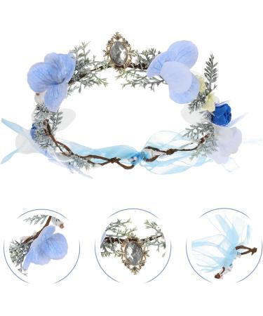COSMEVIVI Elf Garland Headdress Cosplay Accessories Fairy Crown Forehead Chain Elf Costume for Women Fairy Costume Women Fairy Headband for Women Exotic Headband Fairy Outfit Flower Headband - Buy Online on GoSupps.com