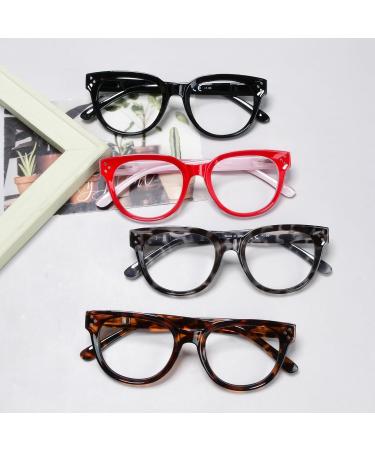 Eyekepper Women's Bifocal Reading Glasses - Stylish Clear Lens in Black - 1.5x Magnification - Buy Online on GoSupps.com