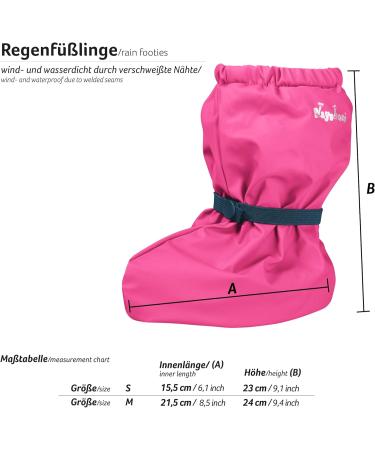 Playshoes Kid's Waterproof Footies with Fleece Lining - Medium Pink | Unisex Pantuflas - Buy Online on GoSupps.com