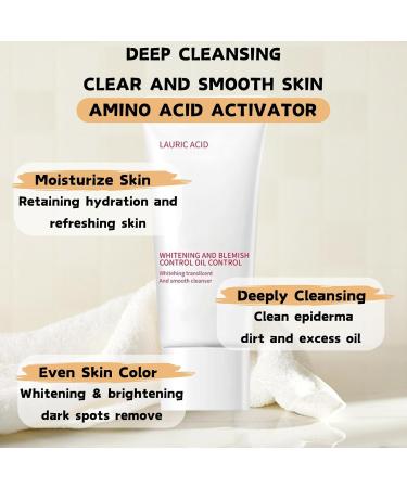 Facial Cleanser - Clean and Clear Face Wash - Face Wash Women for Cleaning & Tightening Pores - Foaming Cleanser - Face Wash for Balanced Grease & Reduce Acne - Skin Care - Face Cleanser - Buy Online on GoSupps.com