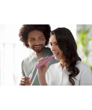 Philips Sonicare 4100 Power Toothbrush - Rechargeable Electric Toothbrush with Pressure Sensor - Deep Pink HX3681/26 - Buy Online on GoSupps.com