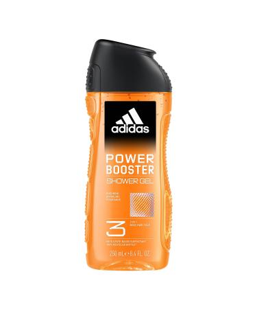 Shower Gel - Power Booster by Adidas for Men - 8.4 oz Shower Gel