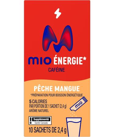 mio Energy Peach Mango Energy Drink Mix 2.4 g Packets 10 ct Box - Buy Online on GoSupps.com