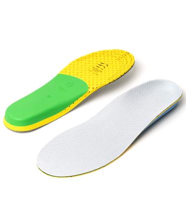 Wonderfeet Premium L - Foot Pain Relief Orthotics Insoles/Plantar Fasciitis Support  Flat Feet Foot  Shoe Inserts with Arch Support for Men and Women (for Men's 9-12) L:9.5-12 Mens