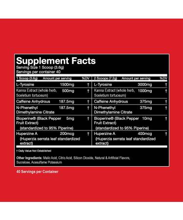 Gorilla Mode Stim Energy Pre-Workout Formula - Intense Focus & Clean Energy Blend with L-Tyrosine  Kanna  Caffeine  Huperzine A - 144g (Mango Peach) - Buy Online on GoSupps.com